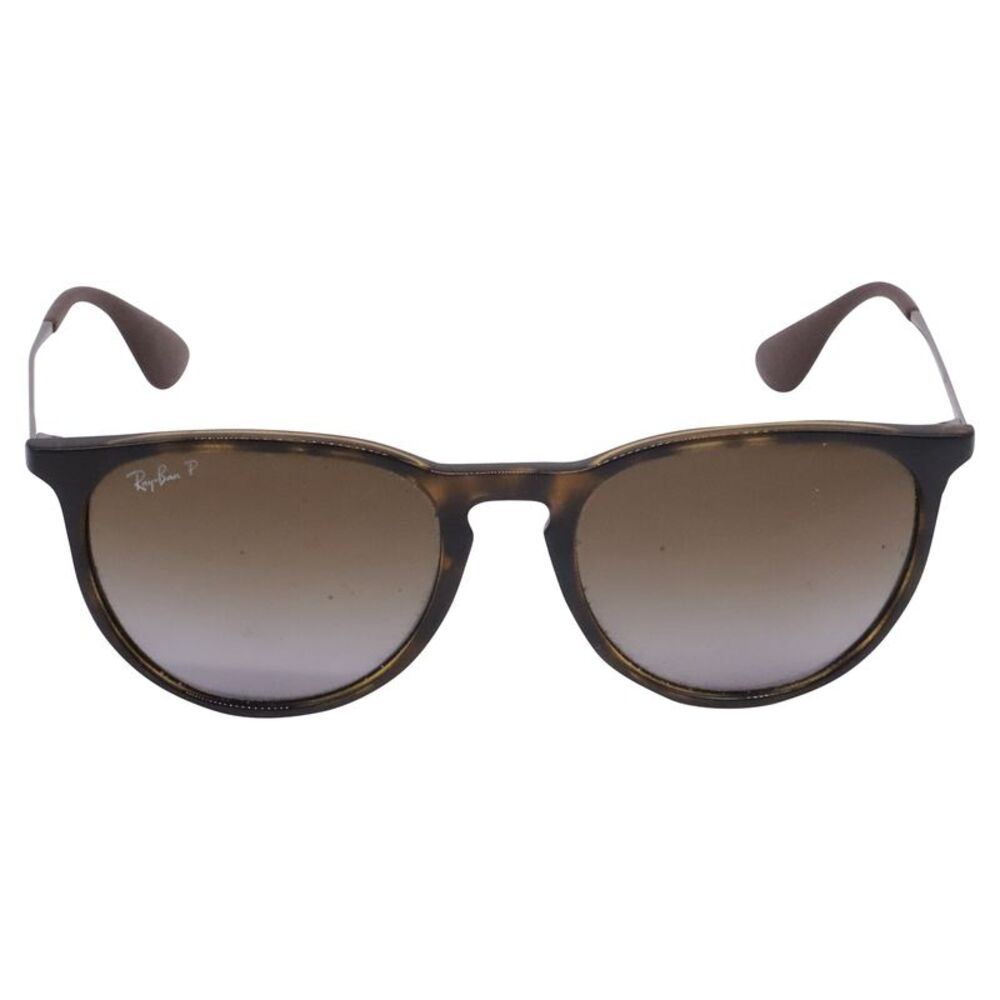 Ray-Ban Erika Tortoiseshell Round-Framed Sunglasses in Brown Acetate